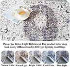 Hallway 2x6 Washable Runner Rug: Oriental Stain Resistant Kitchen Entryway Rugs Farmhouse Ultra Soft Bathroom Bedroom Print Floor Mat Thin Non Slip Indoor Carpet for Living Room Laudry (2 X 6, Grey) - Image 3
