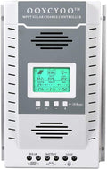 OOYCYOO MPPT Charge Controller 80 amp 12V/24V Auto, 80A Solar Panel Charge Regulator with Blacklight LCD Display Max 100V for Lead-Acid Sealed Gel AGM Flooded Lithium Battery