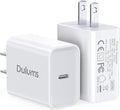30W USB C Charger, 2 Pack Wall Fast Charger Block Power Adapter Charging Cube Compatible with iPhone 16/Pro/Pro Max/Plus/15/14/13/12, iPad Air, AirPods 4/3/2/Pro, Apple Watch 10/Ultra 2, Galaxy