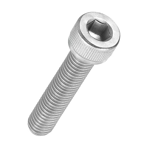 Kozelo 5pcs Socket Head Cap Screws - [M8-1.25 x 40mm] 304 Stainless Steel Allen Socket Drive for Electrical Motor 3D Printing Fan Engine Replacement Use, Silver