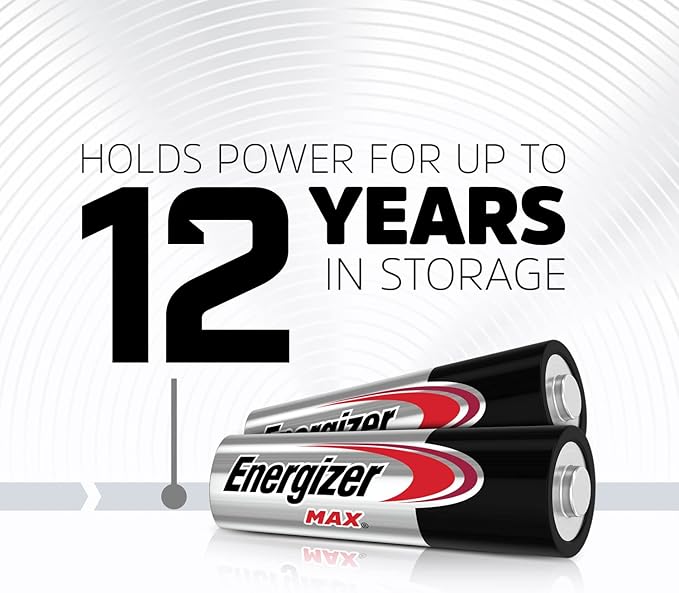 Energizer AA Batteries, MAX Double AA Battery Alkaline, 10 Count