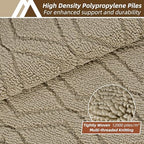 COSY HOMEER Kitchen Rugs Sets of 2 Non-Slip Washable,60x24Inch/35X24Inch - Image 2