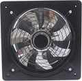 XUFOPLY 12 Inch Exhaust Fan, 110V 125W Wall Mounted Vent Fans 2800RPM Kitchen Bathroom Windows Fan Metal Extractor Fan for Attic, Garage, Window Ventilation (Black, 12 Inch)