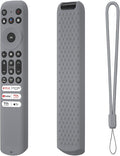 Hi Color Silicone Cover for TCL RC813 FMB1/RC923/RC902V Remote Protective Case Sleeve for TCL Smart TV Remote RC813 FMB1 Case Cover(Grey)