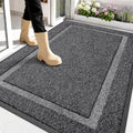 OLANLY Front Door Mat Outside 59x34, All-Season Heavy-Duty Rubber Doormat by OLANLY