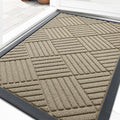 OLANLY Front Door Mat Outside Entrance 33x21, Waterproof Heavy-Duty Doormat by OLANLY