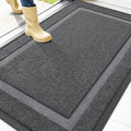 OLANLY Front Door Mat Outside 47x34, All-Season Heavy-Duty Rubber Doormat by OLANLY