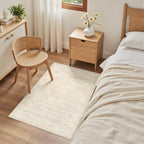 Washable Area Rugs 2x3: Living Room Bedroom Carpet Retro Beige - Image 4