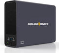 GOLDENMATE 1000VA/600W Lithium UPS Battery Backup and Surge Protector, Sinewave UPS System with LiFePO4 Battery(153.6 Wh), Updated Pro Ver. with USB Communication Port, 8 Outlets, LCD Display, Gray
