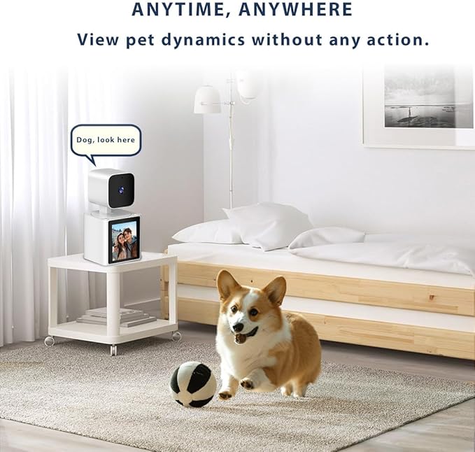 CIAJIE Home Security Camera Indoor,Pet Camera,1080P Dog Camera with Two Way Video,Monitor for Elderly/Baby/Nanny/Pet/Dog with app,Pan/Tilt WiFi Cameras,Night Vision,CS10