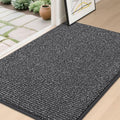 BEQHAUSE Dirt Trapper Door Mat 32"x48", Non-Slip Washable Doormat, Charcoal by BEQHAUSE