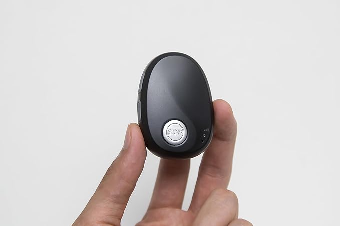 SkyAngel~Wave | One Payment for Life | Mobile Cellular Alert | Fall Detection | Waterproof | Call and Speak to 911 | Life Guardian Alert Two Way Voice | No Subscription | No Cellphone Needed (Black)