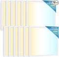 Sunco 12 Pack 2x2 LED Flat Panel Light, Dual Selectable CCT 4000K/5000K/6000K & Selectable Wattage 30W/35W/40W, 5200 Lumens, Dimmable 0-10V, Back-Lit Troffer Replacement Light Fixture ETL