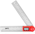 UNIPEC Digital Angle Finder Protractor, Angle Finder Ruler,Stainless steel 7inch 200mm 7inch/200mm, Angle Measuring Tool for Woodworking,Carpenter,Construction,DIY Measurement (Stainless Steel)