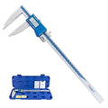 Dasqua 0-12"/300mm Heavy Duty Long Jaw Absolute Origin Digital Caliper, IP54 Stainless Steel Electronic Measuring Tool, in/mm Conversion, Accurary ±0.002"/0.04mm, Resolution 0.0005"/0.01mm