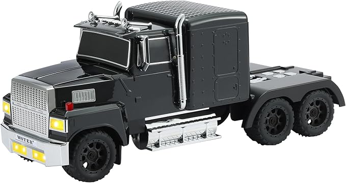 WSTER American Truck Bluetooth Speaker, Retro Car Model，Portable Wireless with HD Stereo Sound, TWS Pairing, USB/TF/AUX Playback, Unique Truck Model Speaker for Home & Outdoor(Black)