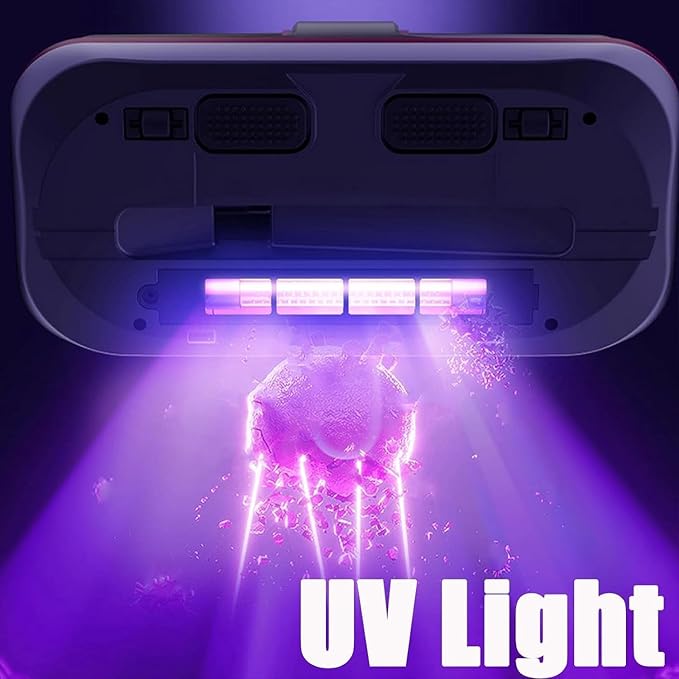 Pure Sleepy Pro Bed Vacuum Dust Mites, 2025 Upgrade 12000pa Pure Sleepy Pro Bed Vacuum, Mattress Cleaner Machine Deep Cleaner with Uv-C Light, 8,000 Vibrations Per Minute (Purple)