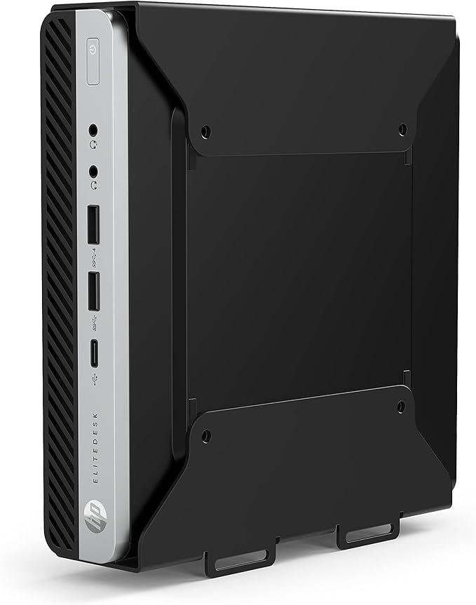 HumanCentric VESA Mount Compatible with HP Desktop Mini, HP ProDesk Mini, HP EliteDesk Mini, Replaces Dual VESA Sleeve for Mini Desktops v3, Mount on an Arm, Under Desk or Wall, 75x75mm, 100x100mm