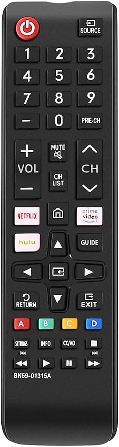 Universal Remote Control for All Samsung TV Remote Compatible All Samsung LCD LED HDTV 3D Smart TVs Models
