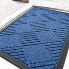 OLANLY Front Door Mat Outside Entrance 33x21, Waterproof Heavy-Duty Doormat by OLANLY
