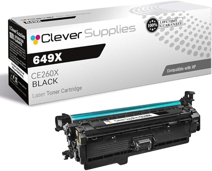 CS Replacement Toner Cartridge Compatible with HP 649X CE260X Black Color Enterprise CP4525dn CP4525n CP4525xh Toner Cartridge Black