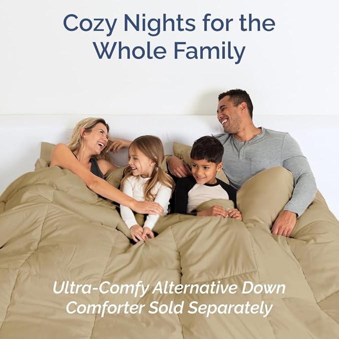 Full Size 4 Piece Sheet Set - Comfy Breathable & Cooling Bed Sheets Set - Hotel Luxury Bedding for Women, Men, Kids, Teens, Boys & Girls - Deep Pockets, Ultra-Soft and Wrinkle Free - Oeko-Tex - Beige