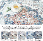 2x8 Washable Hallway Runner Rug: Indoor Non-Slip Entryway Kitchen Rugs Oriental Ultra Soft Carpet for Living Room Bedroom Thin Light Weight Water Resisitant Floor Mat for Bathroom Laudry(2x8,Brick) - Image 2
