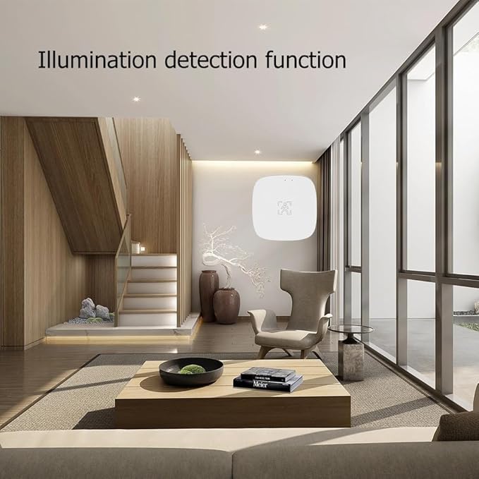 Startbuymore Human Presence Sensor For Zigpee/W1Fi, 5.8G/24G PIR Wired Motion Detector With Millimeter Wave Detection, Compatible TAYA Smert Home(D)