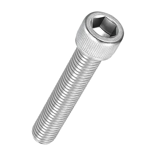 Kozelo 2pcs Socket Head Cap Screws - [M12-1.75 x 70mm] 304 Stainless Steel Allen Socket Drive for Electrical Motor 3D Printing Fan Engine Replacement Use, Silver