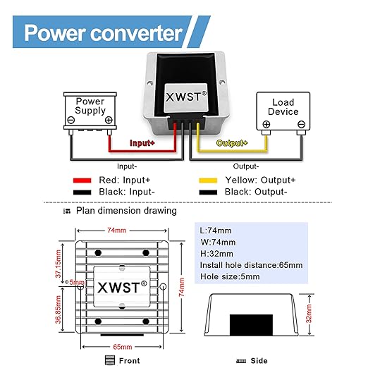 DC DC Stabilizer 9V-36V to 24V Boost Buck Converter Power Supply 10A 240W Waterproof Voltage Regulator Auto Step Up Down 24V Volt Transformer Module