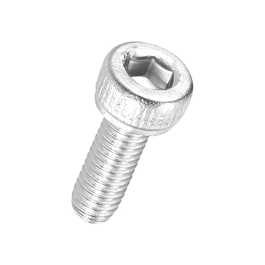 Kozelo 100pcs Socket Head Cap Screws - [M2-0.4 x 8mm] 304 Stainless Steel Allen Socket Drive for Electrical Motor 3D Printing Fan Engine Replacement Use, Silver