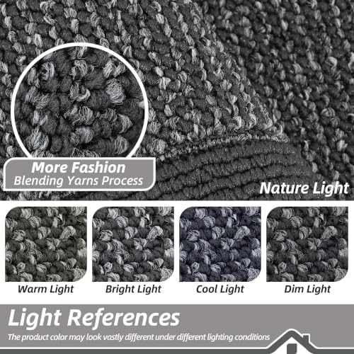 BEQHAUSE Indoor Door Mat 20" x 32", Dirt Trapper Door Mats, Charcoal - Image 6