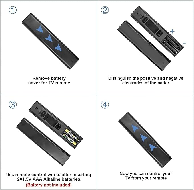 Universal Replacement Remote BN59-01357A fit for All Samsung Smart TVs Compatible with All Samsung QLED Series Smart TV [No Voice Function]