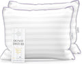 Queen Anne Hotel Collection Pillows – Luxury Down Alternative Bed Pillows (2-Pack, Standard Medium) – Ultimate Comfort, Hypoallergenic, Made in The USA