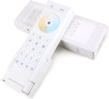 XXK 4-Zone 2.4G Wireless RF Remote Control, 99ft 360 Control, 4 Channel Group Control for Home CCT LED Strip Lights