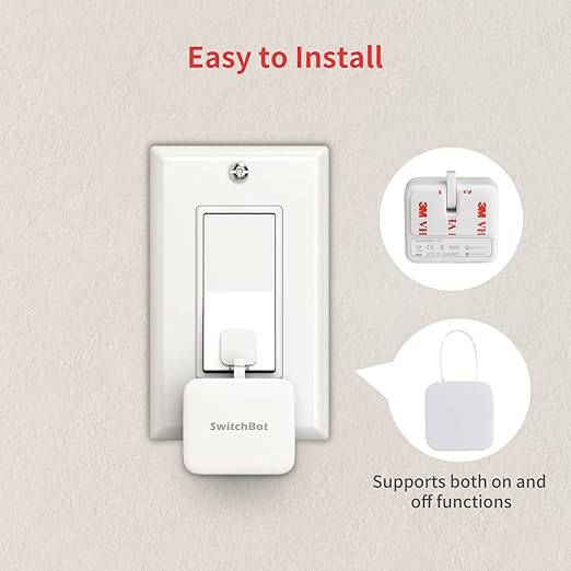 SwitchBot Smart Switch Button Pusher(3Pack) with Hub Mini - Smart Switch Button Pusher, Wireless App & Timer Control, Compatible with Alexa, Google Home, IFTTT, Easy to Use, Smart Light Control Set