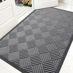 OLANLY Front Door Mat Outside Entrance 59x34, Waterproof Heavy-Duty Doormat by OLANLY