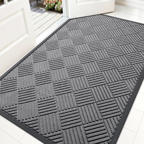 OLANLY Front Door Mat Outside Entrance 59x34, Waterproof Heavy-Duty Doormat by OLANLY