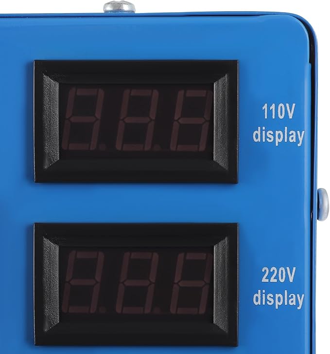 5000W Voltage Converter Auto Transformer Duty Step Up/Down Power Converter Transformer 110/120/220/240V with 3 US Outlets,3 Universal Outlets, LCD Display, Circuit Breaker Protection (DT-5000VA)