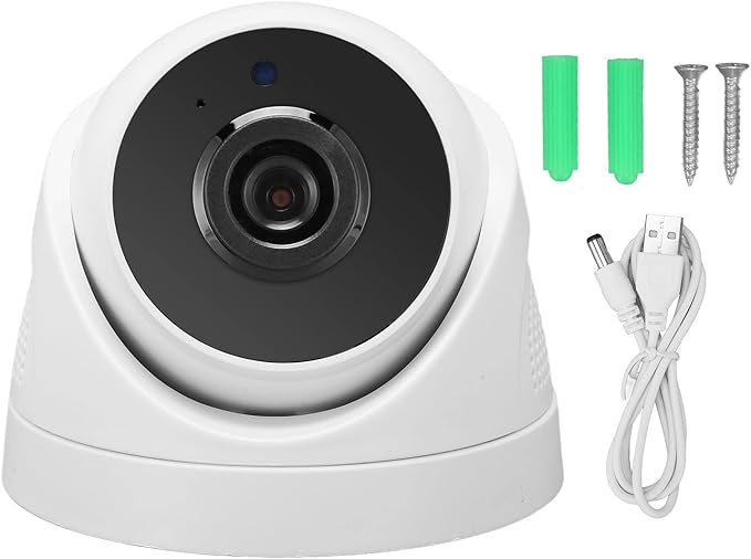 ZASCHMOY Home Security Camera, 1080P HD 2MP Indoor WiFi Surveillance Camera with Night and 2 Way Audio, for Baby Pet Monitor, Works