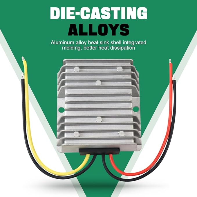 DC 12V Boost to 24V DC Power Converter Boost Converter 8A DC Power Converter Waterproof Module Golf Cart Club car LED lamp, etc