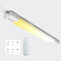 ONIDEK Under Cabinet Lights with Plug. 2700K-6500K Dimming and Color. with Wireless Control Panel and Remote Control.25W 2500LM for Garage, Kitchen, Bathroom, Closet, Office (36 inch)