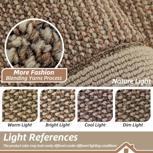 BEQHAUSE Indoor Door Mat 24" x 60", Dirt Trapper Door Mats, Taupe - Image 6