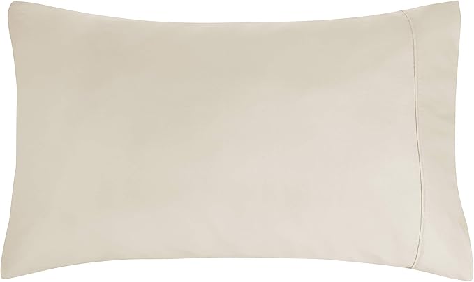 Amazon Basics Lightweight Super Soft, Breathable Easy Care Microfiber 4 Piece Bed Sheet Set with 14-Inch Deep Pockets, Queen, Beige, Solid