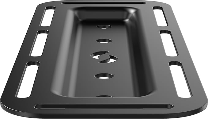 HumanCentric Universal Small Mounting Bracket Compatible with Small Devices, Modems, Power Blocks, Mount on The Wall or Under Your Desk, Vertically or Horizontally