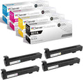 CS Replacement Toner Cartridge Compatible with HP 827A CF300A Black CF301A Cyan CF303A Magenta CF302A Yellow Color M880 M880z M880z+ M880z+ NFC 4 Color Set