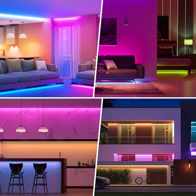 BTF-LIGHTING RF 2.4GHz Wireless Remote RC09RFB & C03W 2.4GHz Tuya WiFi Controller Kit Alexa Google Home Color Adjustment APP Control for RGB PWM 5050SMD FCOB (+ R G B) 4PIN LED Strip DC12V DC24V