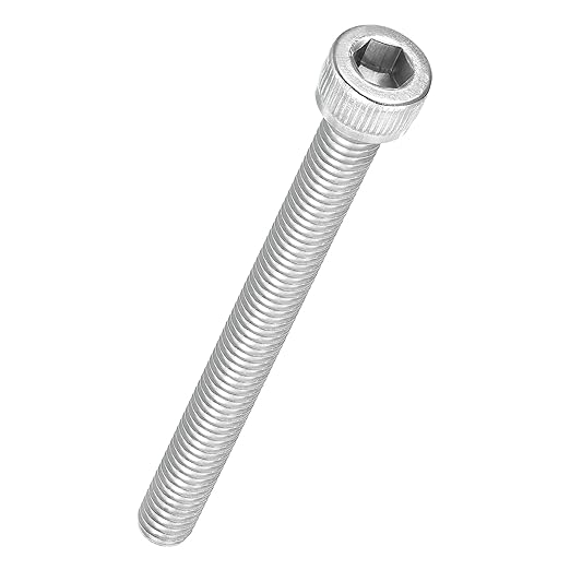Kozelo 25pcs Socket Head Cap Screws - [M6-1 x 65mm] 304 Stainless Steel Allen Socket Drive for Electrical Motor 3D Printing Fan Engine Replacement Use, Silver