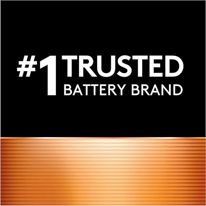 DURACELL - Coppertop AA Alkaline Batteries, Long Lasting - All Purpose Double A Batteries That are Usable for Household and Business!