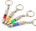 SWEETHOMEDECO 4 Packs Car Static Human Body Static Eliminator Discharger, Silver Tone High Voltage Anti-Static Keychain ESD Tool Sets, Charger 1811
